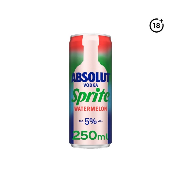 ABSOLUT VODKA SPRITE AND WATERMELON