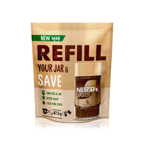 NESCAFE GOLD INSTANT COFFEE POUCH 
