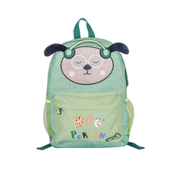 HARD GOODS BACKPACK DOG PEARSON GREEN FURRY