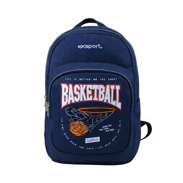 EXSPORT SLOGAN BACKPACK MULTIPLE COMPARTMENT SPACE