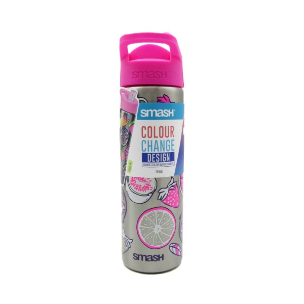 SMASH WATERBOTTLE COLOR CHANGE SIPPER PINK