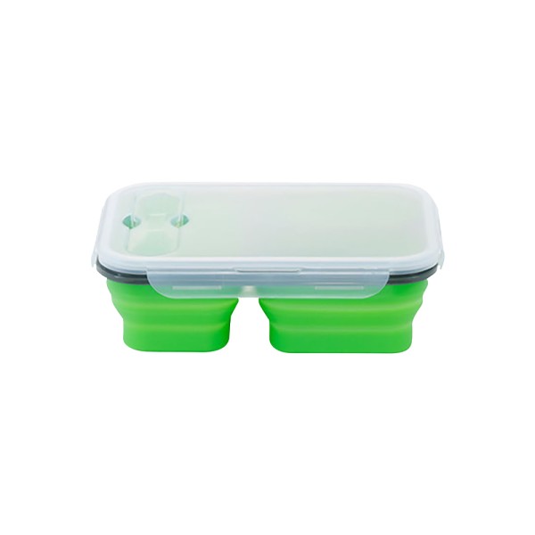 HARD GOODS KIDS LUNCH BOX WITH SPOON GREEN