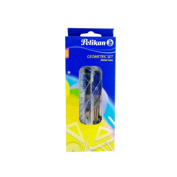 PELIKAN GEOMETRIC SET METAL CASE