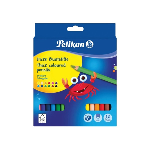 PELIKAN JUMBO COLOR PENCIL LONG