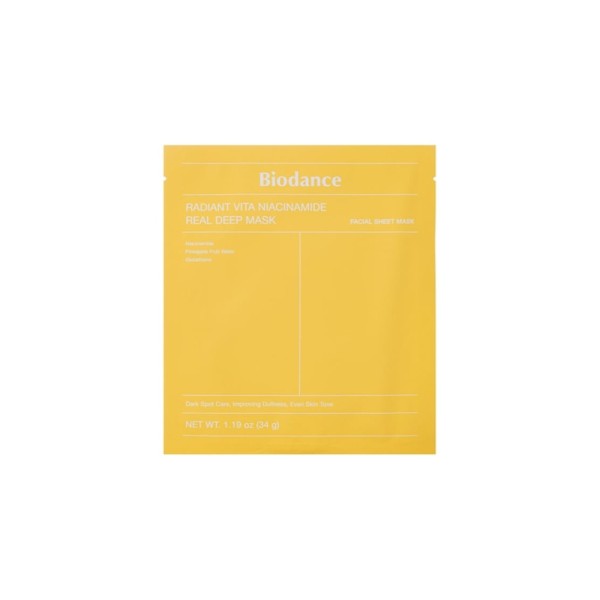 BIODANCE RADIANT VITA NIACINAMIDE REAL DEEP MASK