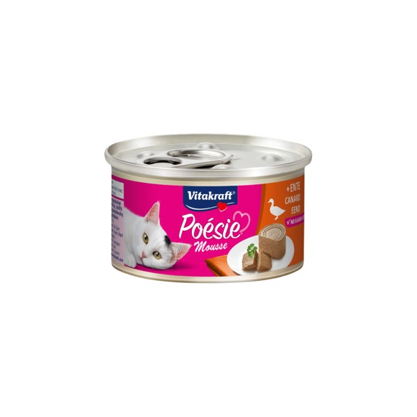 VITAKRAFT CAT POESIE CAN DUCK MOUSSE 