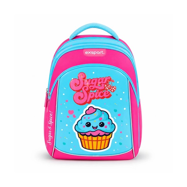 EXSPORT BACKPACK 3 COMPARTMENT CUPCAKE 14 