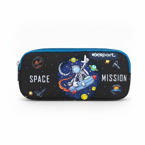 EXSPORT 2 COMPARTMENT PENCIL CASE SPACE
