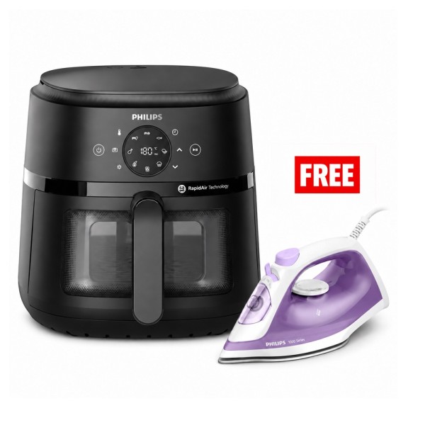 PHILIPS AIR FRYER 1500W DIGITAL TOUCH CONTROL WINDOW TIMER