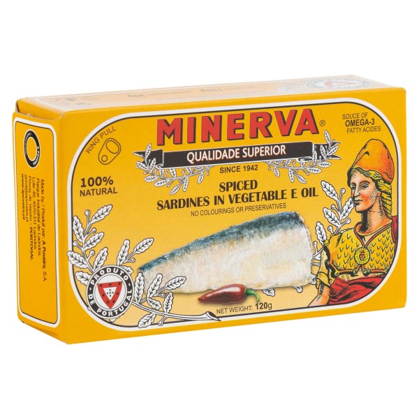 MINERVA SPICED SARDINES IN VEGETABL OI