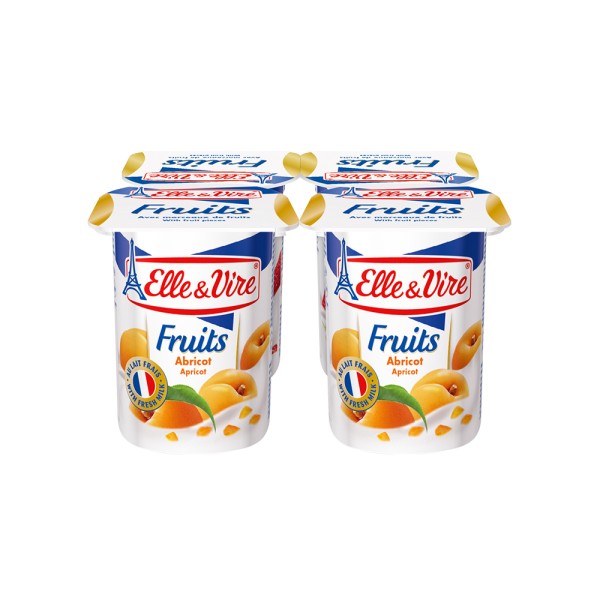 ELLE+VIRE DESSERT LACTE ABRICOT