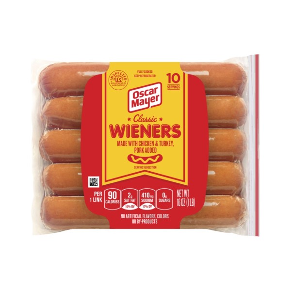 OSCAR MAYER OM WIENERS EO 10LINKS PER PND