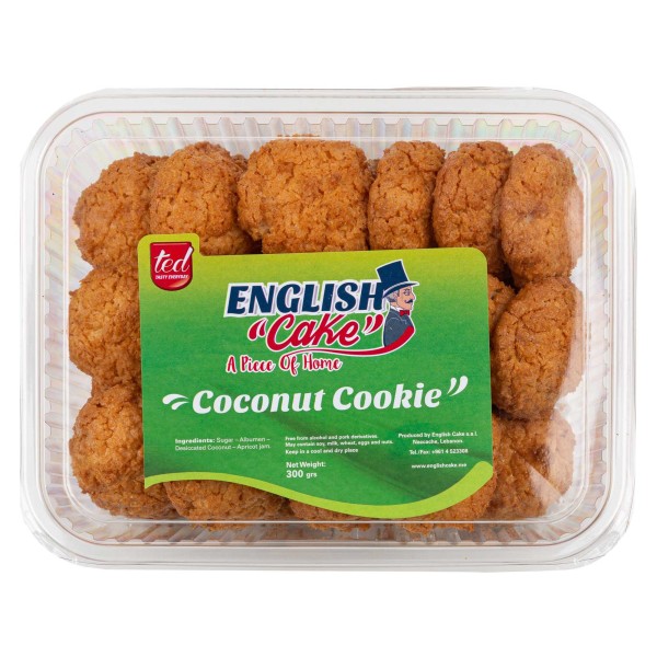 TED ENGLISH CAKE COCONUT COOKIES