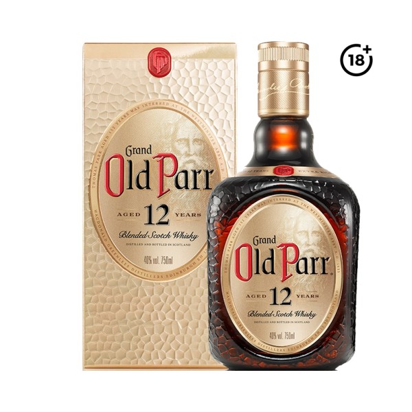 GRAND OLD PARR DELUXE SCOTCH WHISKY 12Y