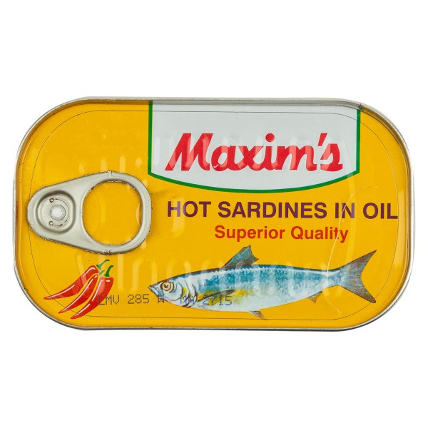 MAXIM'S HOT SARDINE IN OIL