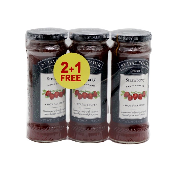 ST DALFOUR STRAWBERRY JAM LIGHT 2+1 FREE