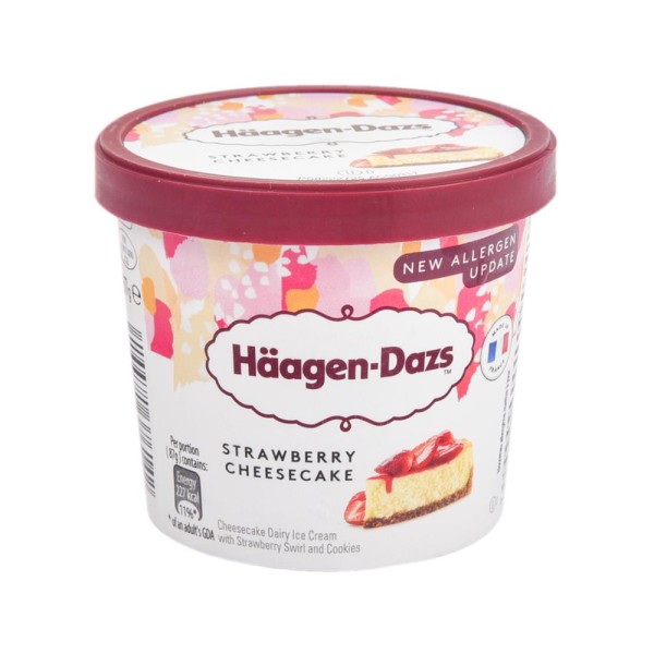 HAGEN DAZ STRAWBERRY CHEESE CAKE