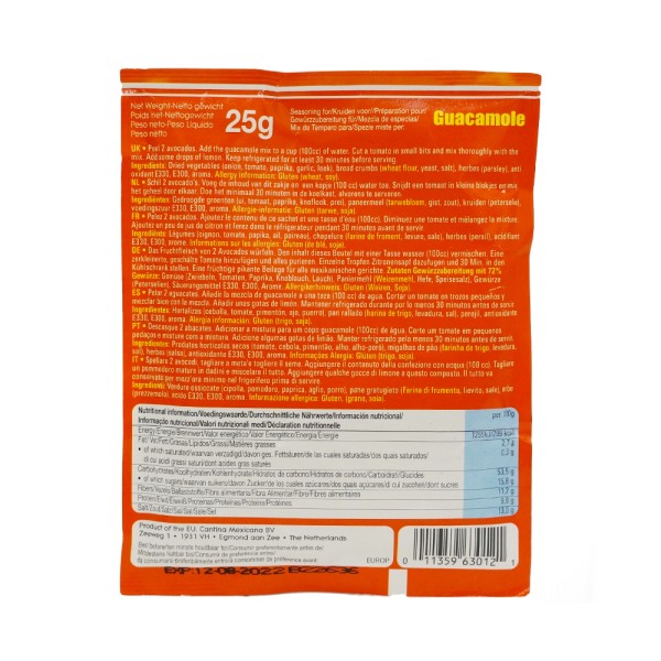 CANTINA GUOCAMOLE SEASONING