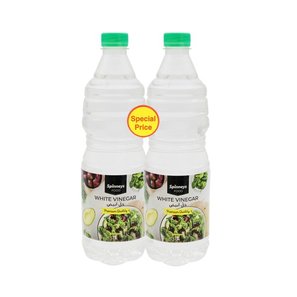 SPINNEYS 2xWHITE VINEGAR SP PRICE