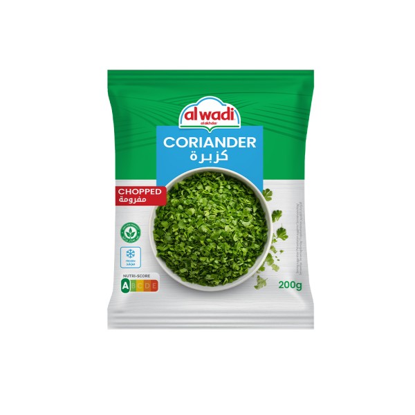 AL WADI AL AKHDAR FROZEN CHOPPED CORIANDER