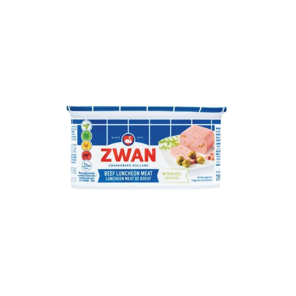 ZWAN BEEF LUNCHEON MEAT OLIVES 