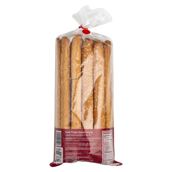 WOODEN BAKERY KAAK FINGER SESAME LON