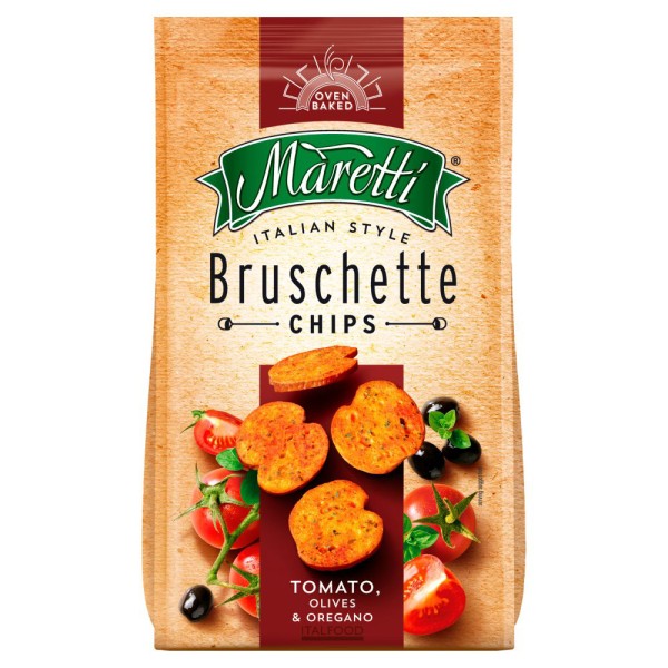 MARETTI BRUSCHETTE TOMAT OLIVE OREGANO