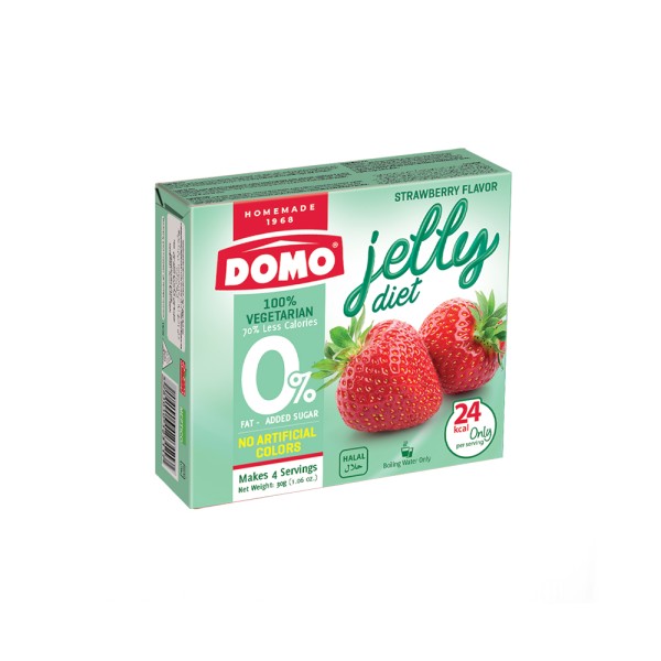 DOMO DIET JELLY VEG STRAWBERRY