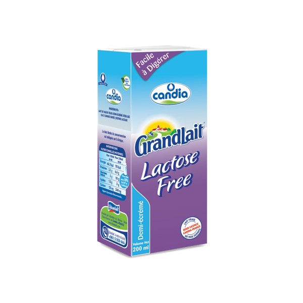 CANDIA CANDIA LAIT UHT LACTOSE FREE
