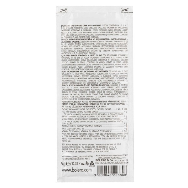 BOLERO POWDER DRINK LIME