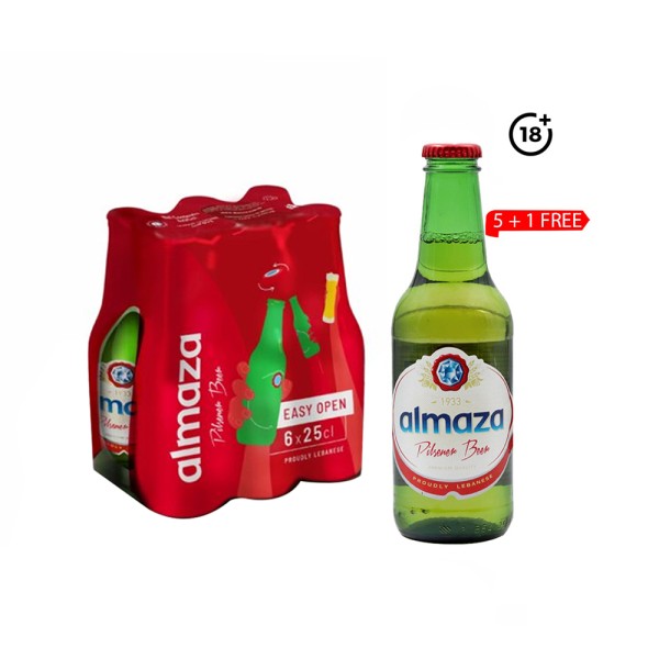 ALMAZA LOCAL BEER BOTTLE 5+1FREE