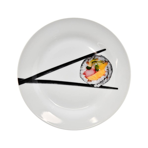 CHOOSING SUSHI ROUND PLATE