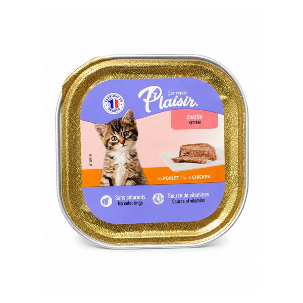 REPAS PLAISIR CHAT KITTEN CHICKEN