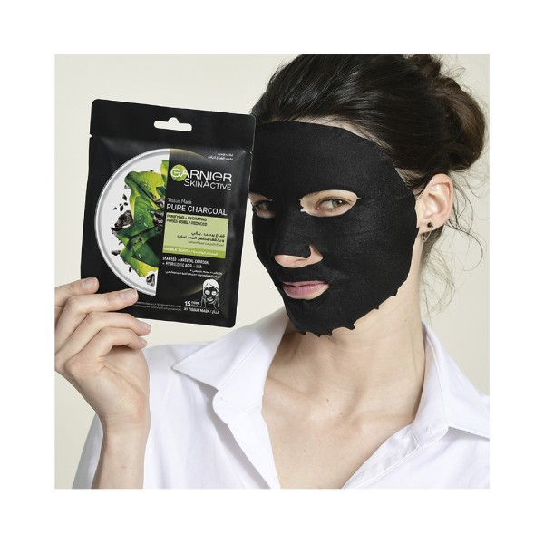 GARNIER S.ACT TISSUE MASK CHARCOAL