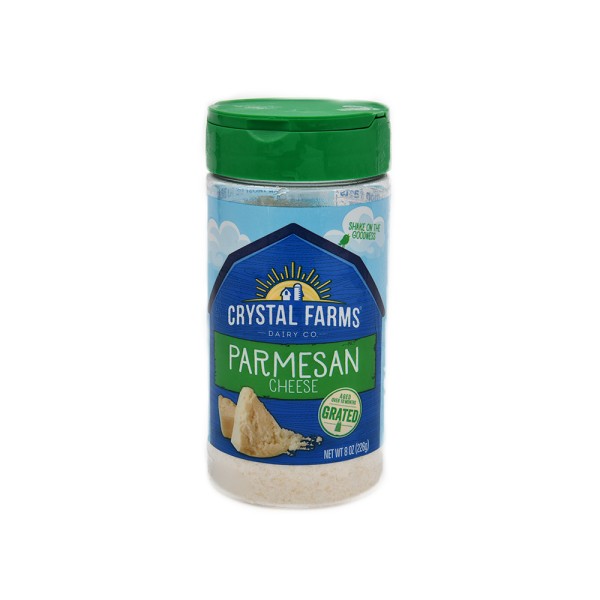 CRYSTAL FARMS PARMESAN SHAKER CHEESE GRATED