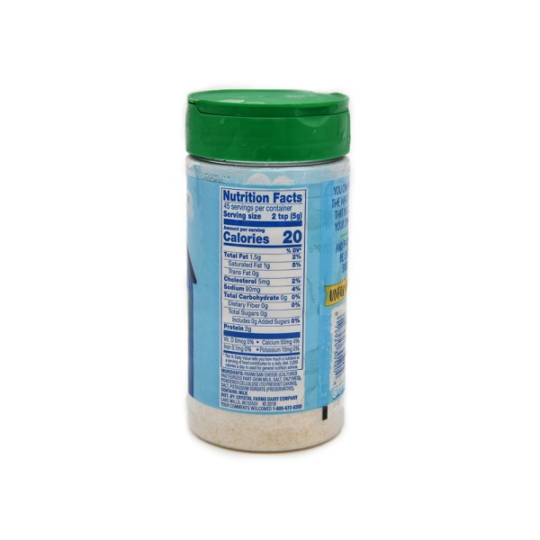 CRYSTAL FARMS PARMESAN SHAKER CHEESE GRATED