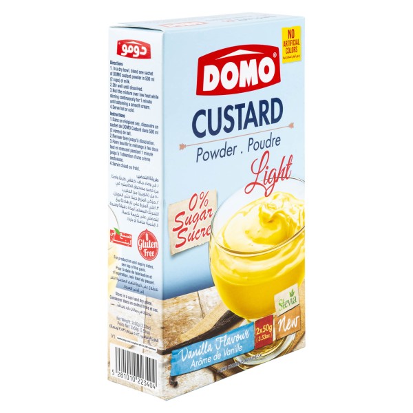 DOMO CUSTARD LIGHT VANILLA