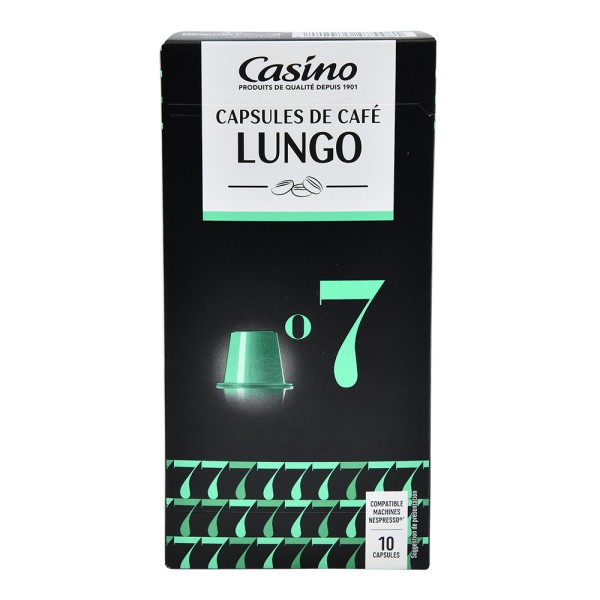 CASINO 10 CAPS ESPRESSO LUNGO INTENSE