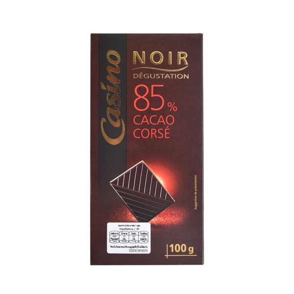 CASINO CHOCO NOIR DEGUSTATION 85PCENT