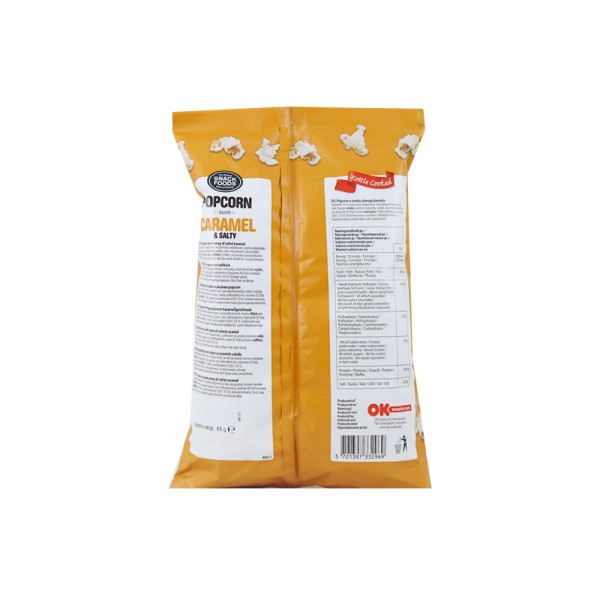 SNACK FOOD KETTLE POPCORN CARAMEL + SALTY