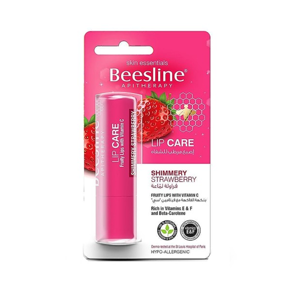 BEESLINE LIP CARE SHIMMERY STRAWBERRY