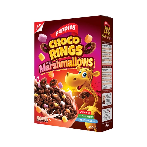 POPPINS CHOCO RINGS WITH MARSHMALLOWS