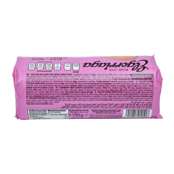 ELGORRIAGA STRAWBERRY FLAVORED FILLED BISCUIT