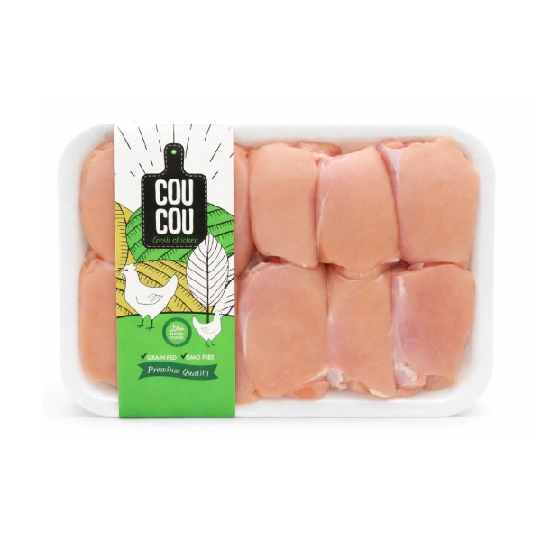COUCOU SKINLESS DEBONED CHICKEN THIGHS
