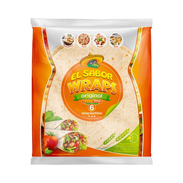 EL SABOR WRAPS HAPPY TIME 20CM