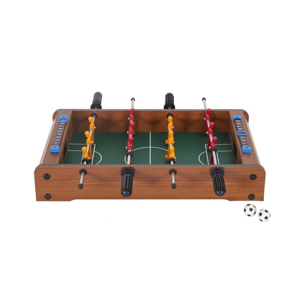 MISTER GADGET TABLETOP TABLE FOOTBALL BROWN 51X31CM