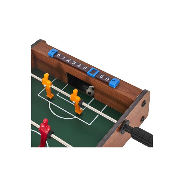 MISTER GADGET TABLETOP TABLE FOOTBALL BROWN 51X31CM