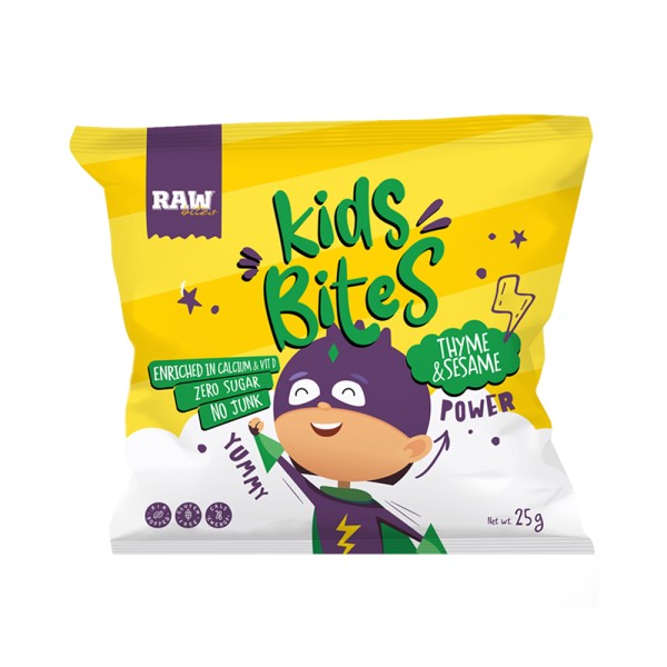 RAW BITES KIDS THYME+SYSAME CHIPS