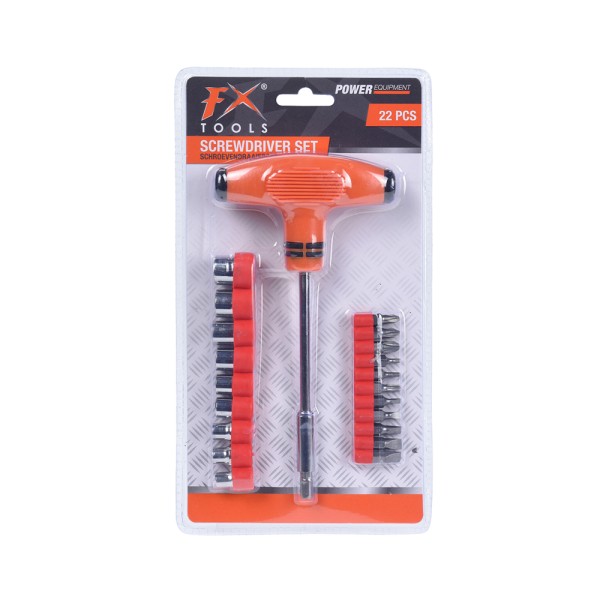FX TOOLS T-SCREWDRIVER KIT+INTERCHANGEABLE TIPS