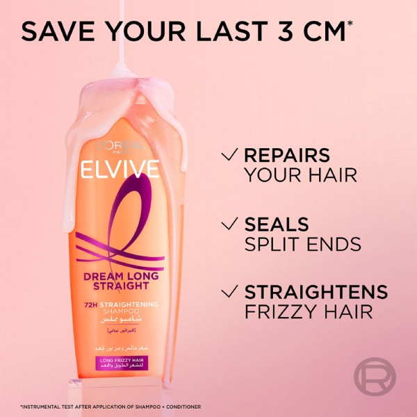 ELVIVE SHAMPOO DREAM LONG STRAIGHT 72H